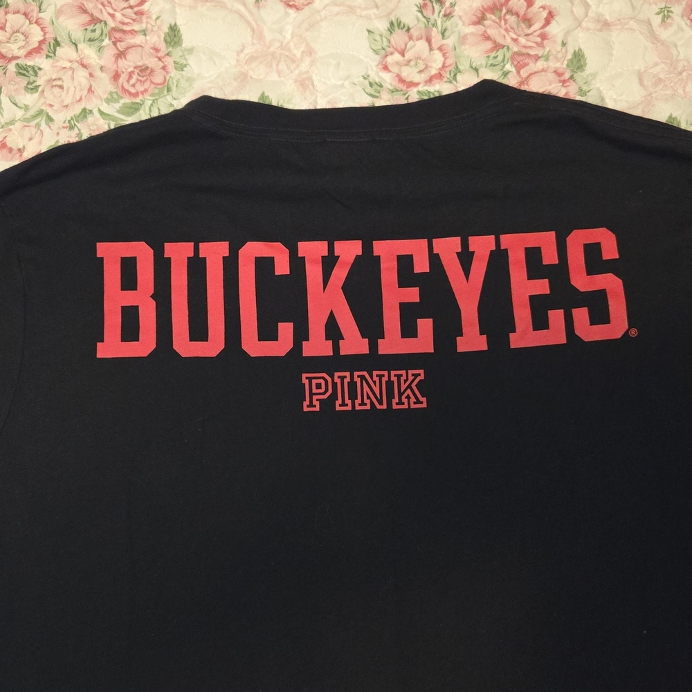 PINK Victoria's Secret Ohio State Tunic Length Tee - Picture 13 of 16